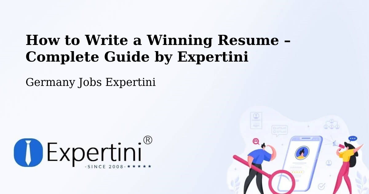Resume Writing Guide for Job Seekers – Bondorf - Bondorf, Germany Jobs Expertini